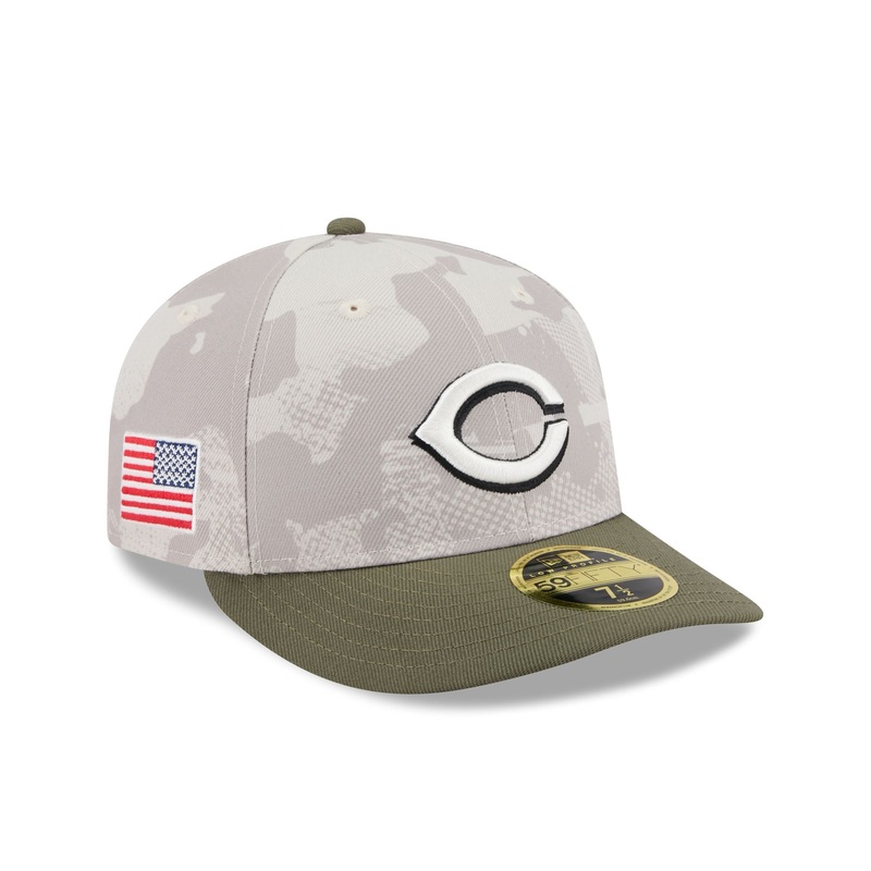 Cincinnati Reds Armed Forces Day 2025 Low Profile 59FIFTY Fitted Hat 7
