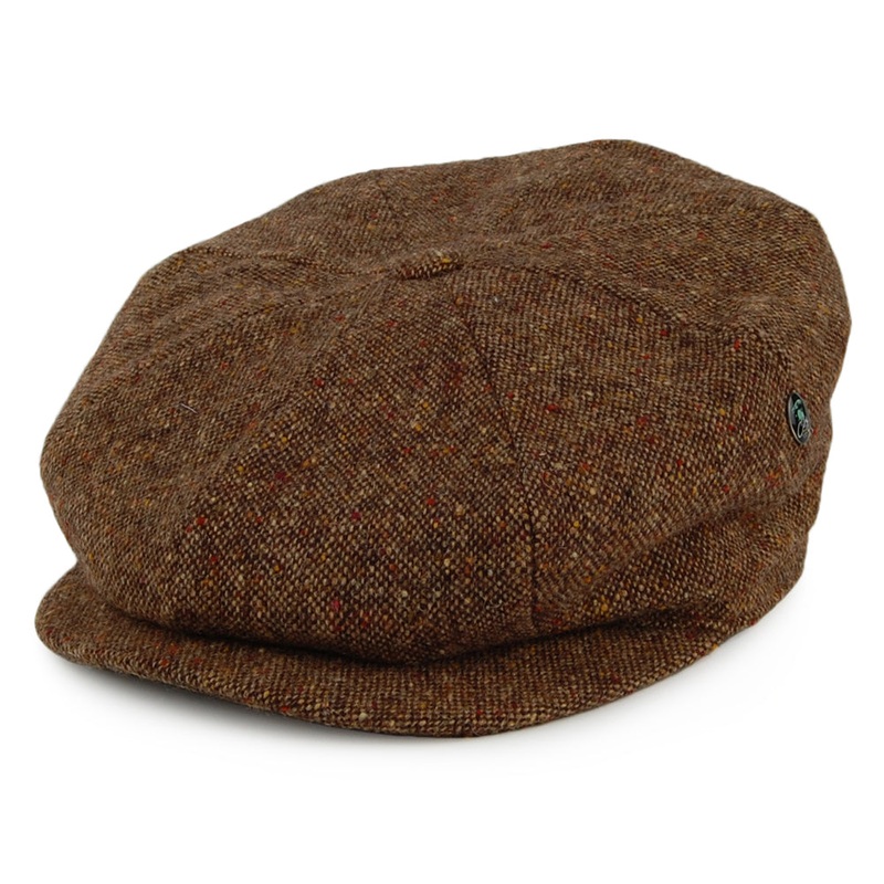 City Sport Donegal Tweed Newsboy Cap – Brown Multi 55