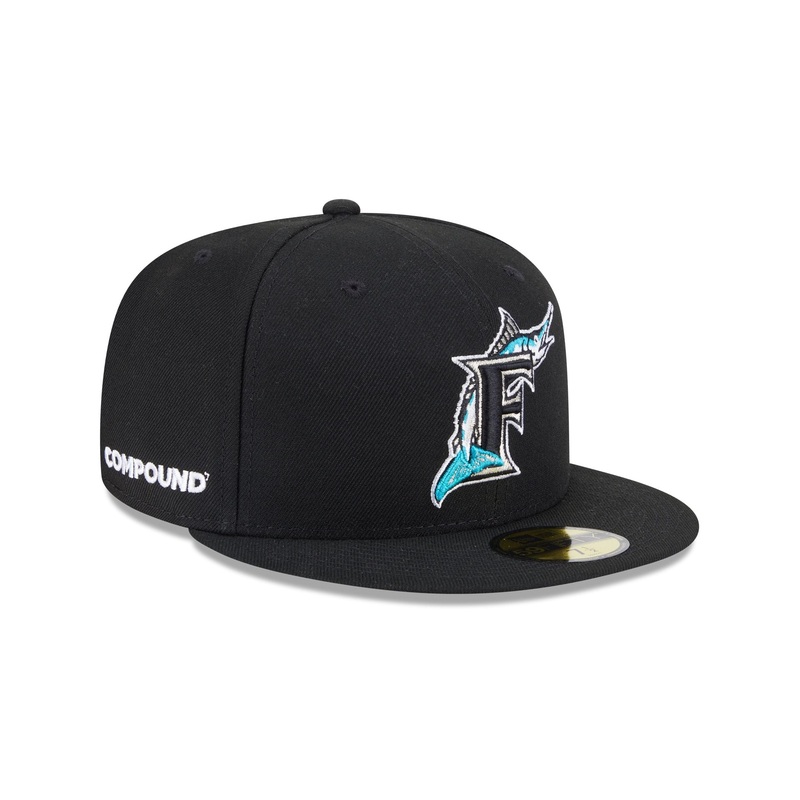Compound x Miami Marlins 59FIFTY Fitted Hat 7