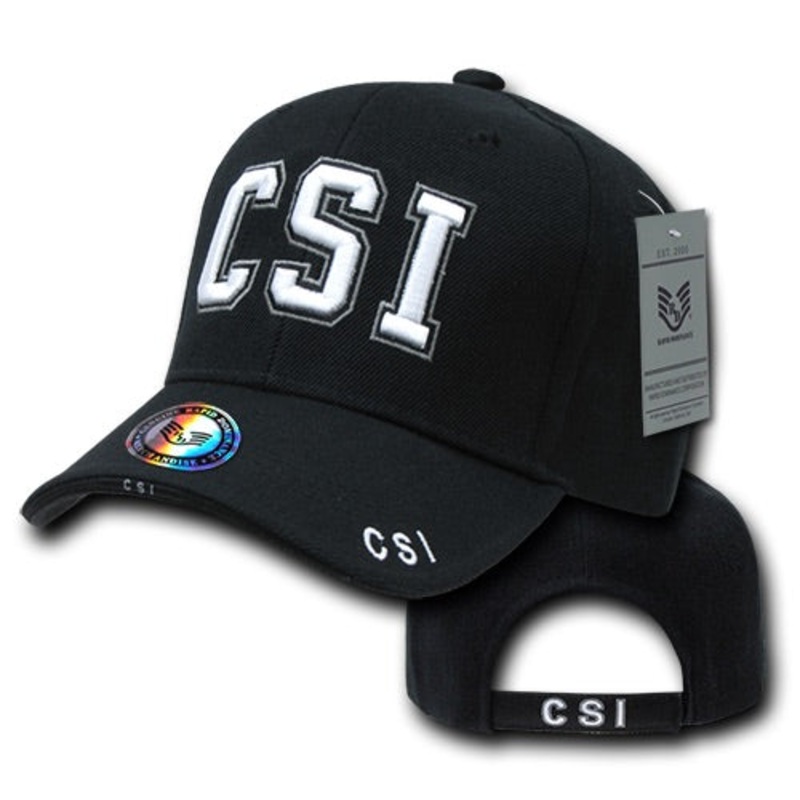 CSI Hat Crime Scene Investigator Baseball Cap – Rapid Dominance JW Black