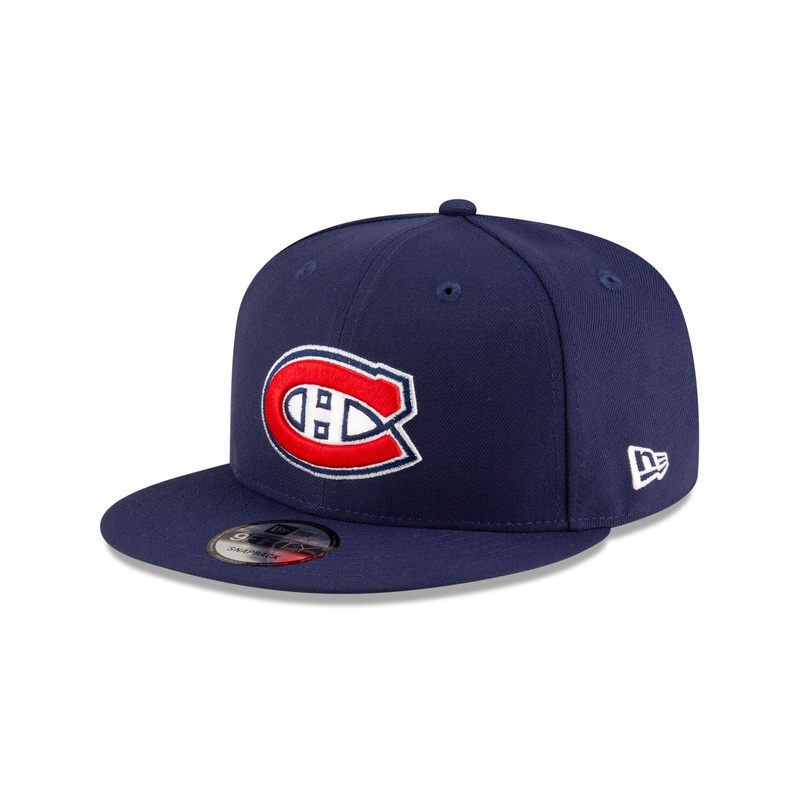 Montreal Canadiens Navy 9FIFTY Snapback Hat One Size