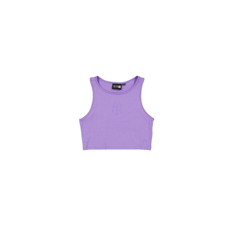 New York Yankees Women’s Cropped Mauve Tank Top XS