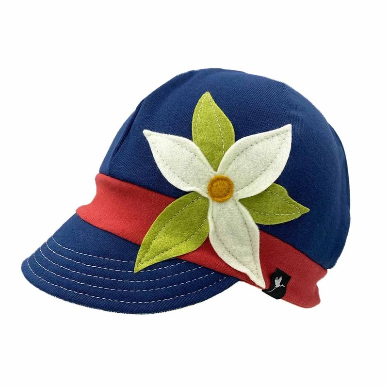 Trillium Organic Cotton Jersey Cap for Healing – Flipside Hats Blue