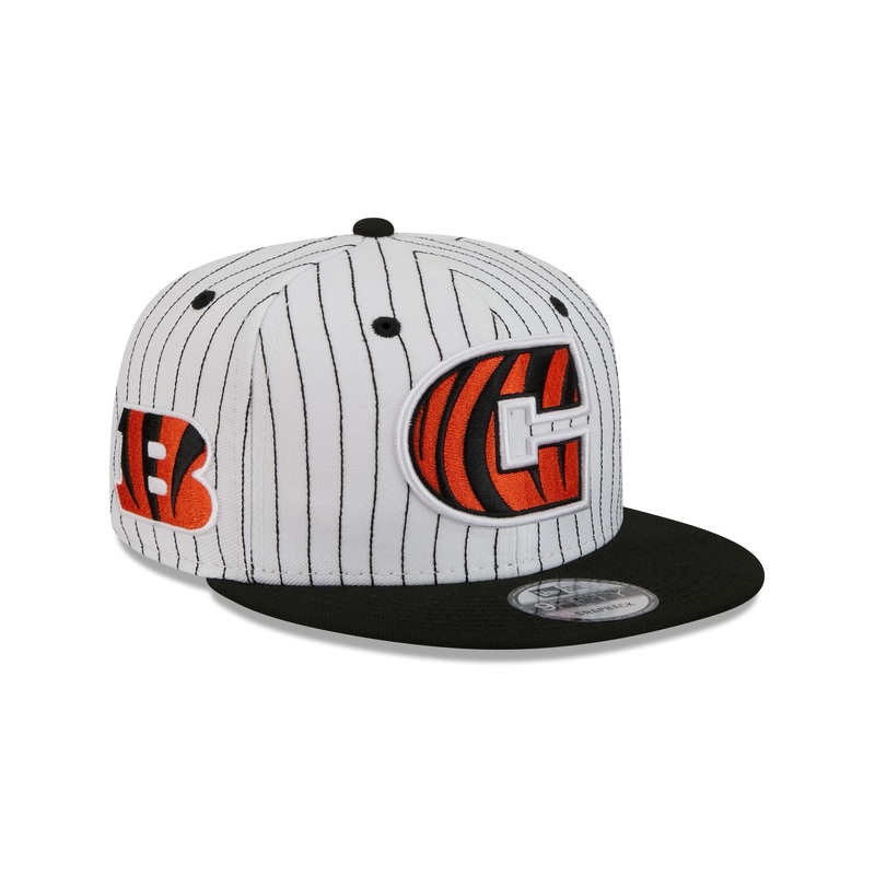 Cincinnati Bengals Deceptor Pinstripe 9FIFTY Snapback Hat One Size