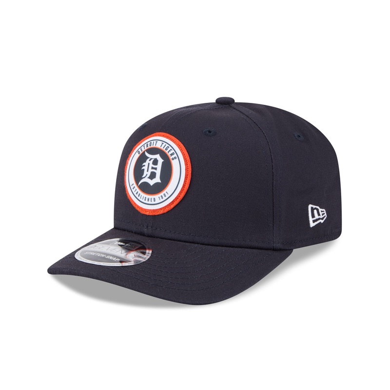 Detroit Tigers Circle Patch 9SEVENTY Stretch-Snap Hat One Size