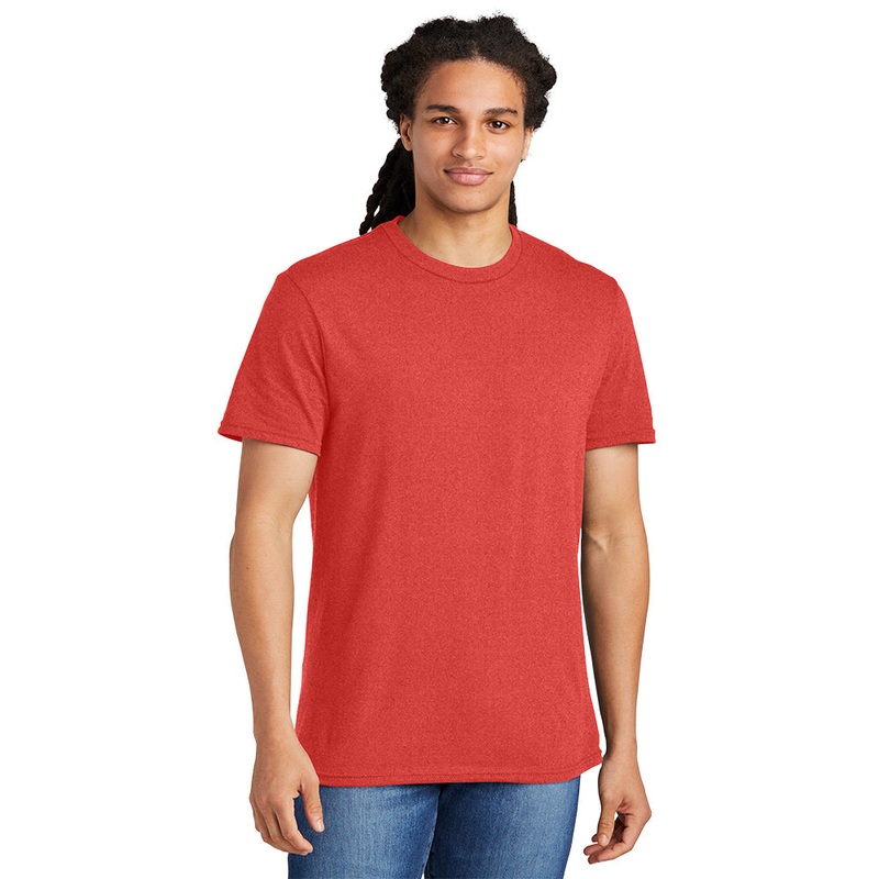 District DT5000 The Concert Tee – New Red Heather New Red Heather XS