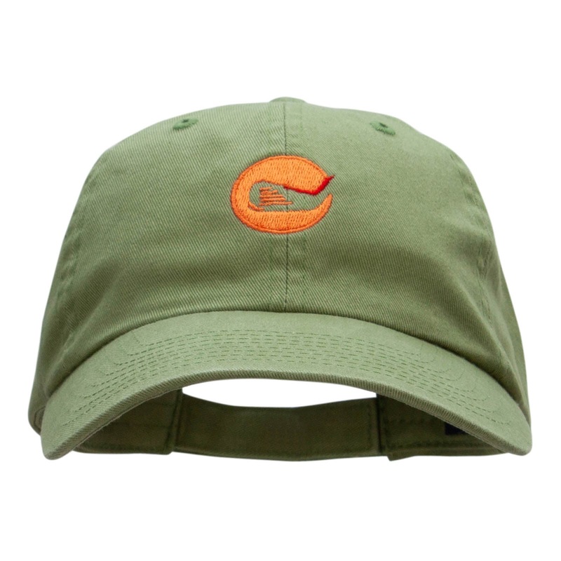 Golf Iron Embroidered Low Profile Dyed Cotton Twill Cap Cactus One Size