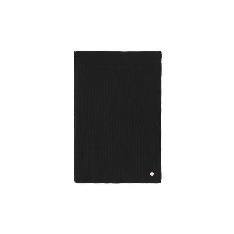 Reese Cashmere Scarf Black One Size