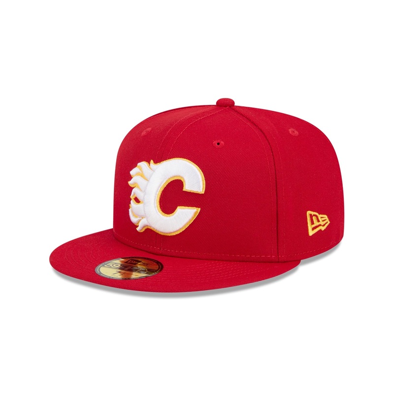 Calgary Flames Team 59FIFTY Fitted Hat 7