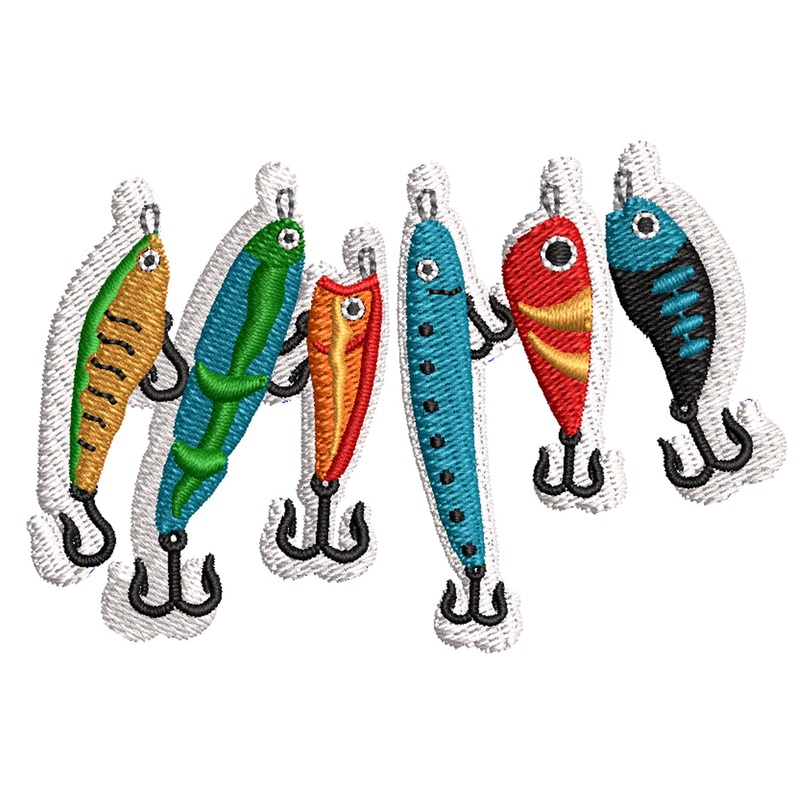 Colorful Fish Hook Colorful Fish Hook One Size