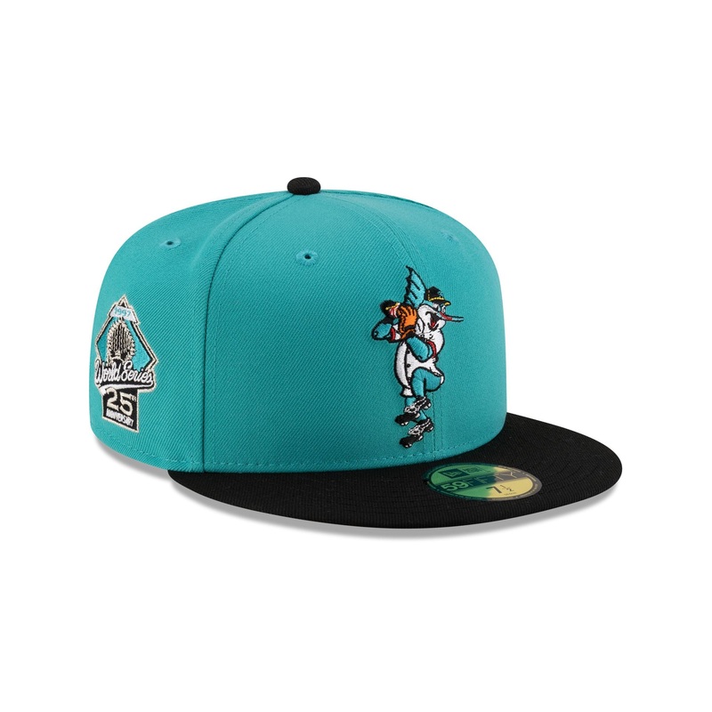 Miami Marlins Mascot Blue 59FIFTY Fitted Hat 7