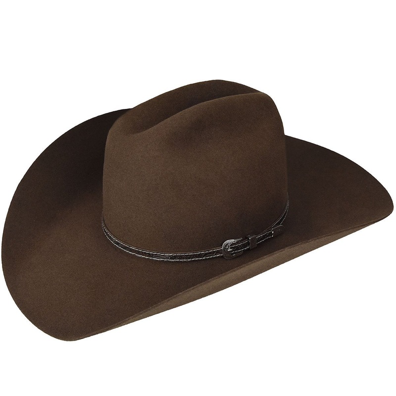 Roderick 3X Cowboy Western Hat Black 6 5/8