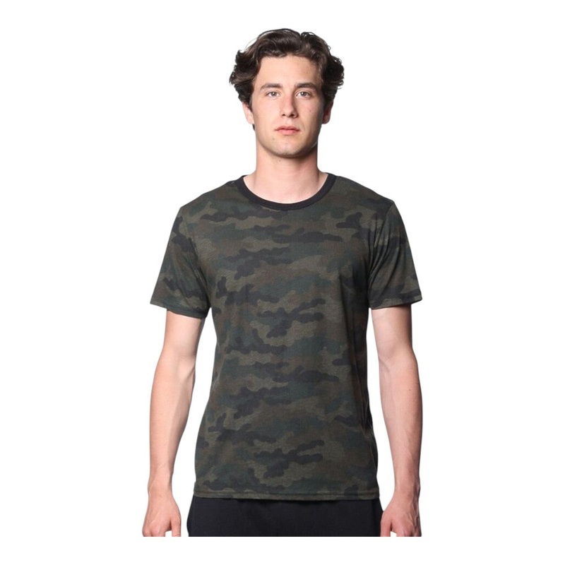 Royal Apparel Unisex Camo Print T-Shirt  Style 17551CMO Made in USA Camo XS