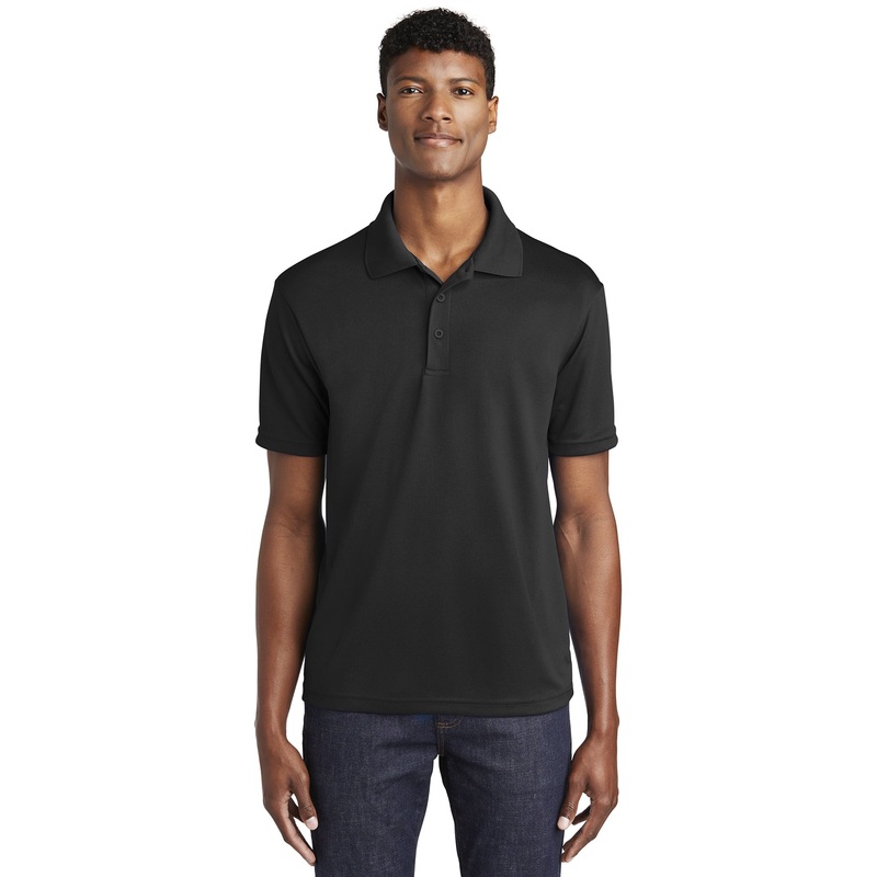 Sport-Tek ST640 PosiCharge RacerMesh Polo – Black Black XS