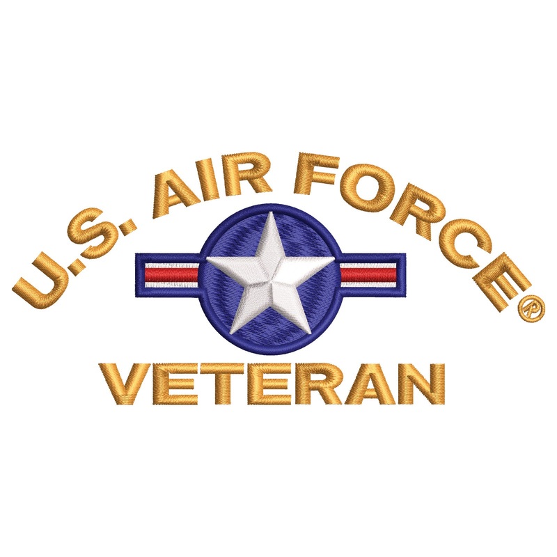 U.S. Airforce Veteran with Roundel Logo U.S. Airforce Veteran with Roundel Logo One Size