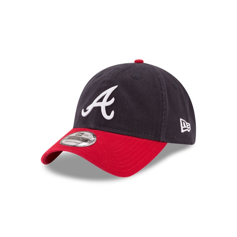 Atlanta Braves Core Classic Home 9TWENTY Adjustable Hat One Size