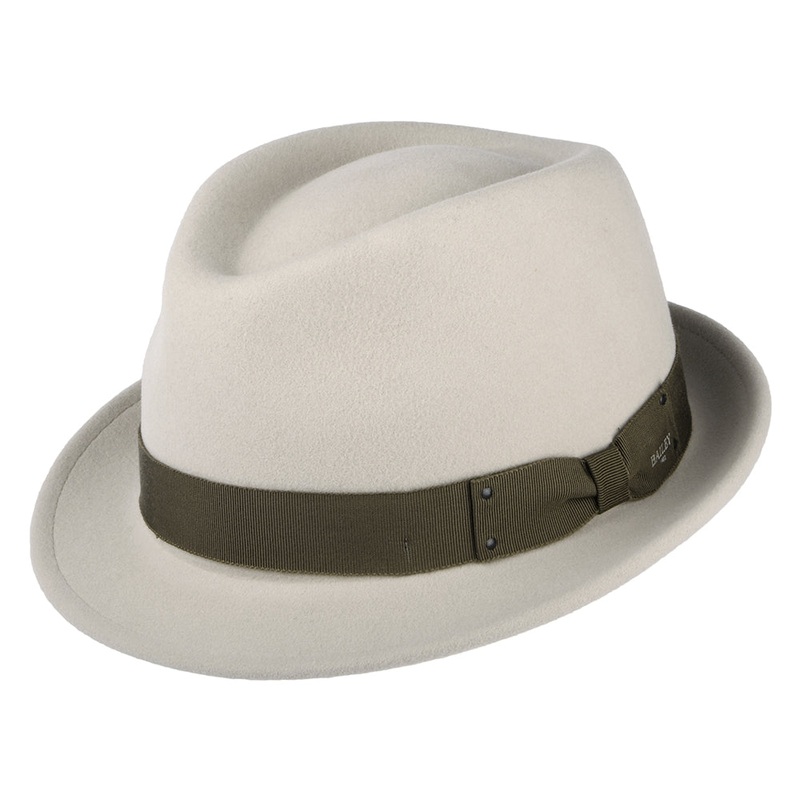 Bailey Hats Wynn Crushable Trilby Hat – Light Taupe S