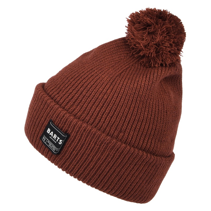 Barts Hats Arkade Bobble Hat – Burgundy 1-Size