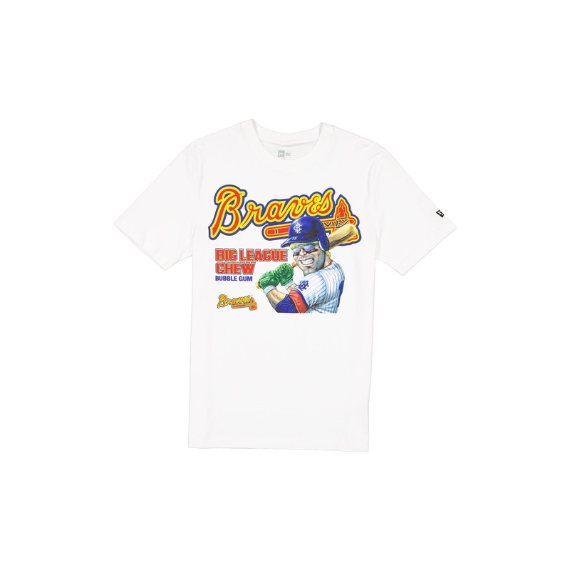 Big League Chew x Atlanta Braves White T-Shirt S