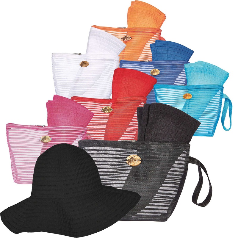 Cappelli’s Packable Hat and Bag Set Royal Blue