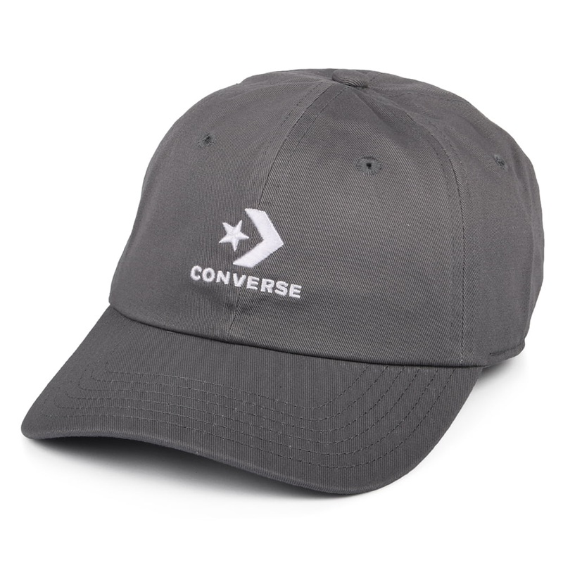 Converse Lock Up Cotton Baseball Cap – Charcoal Adjustable