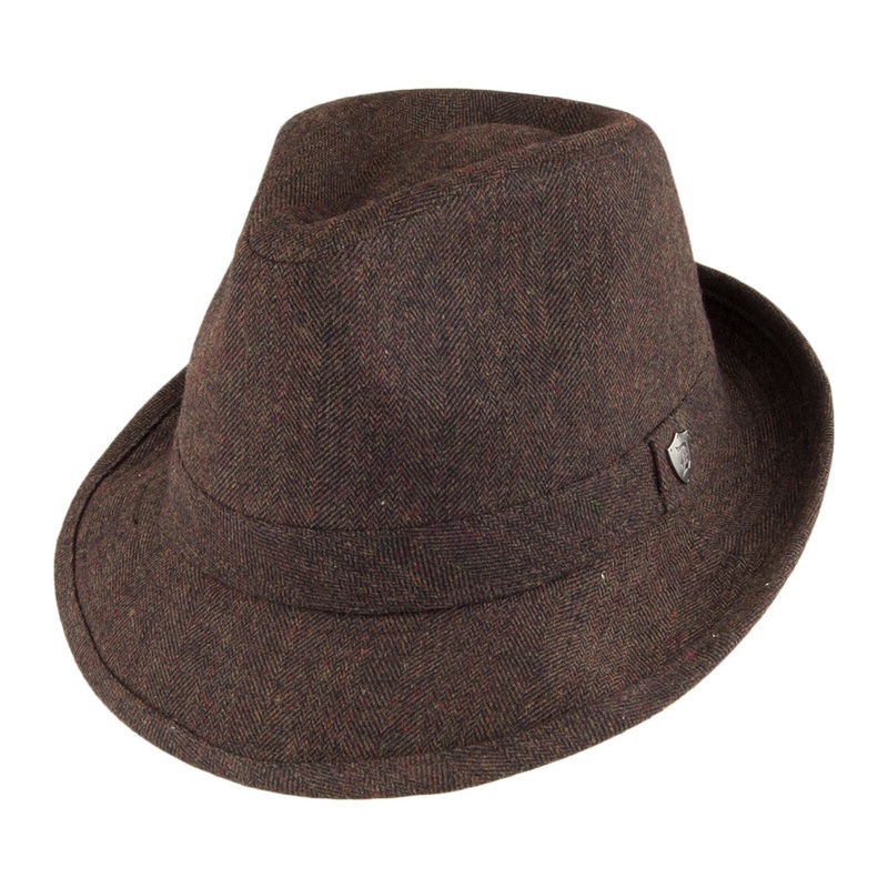 Dorfman Pacific Hats Wool Blend Trilby – Brown M