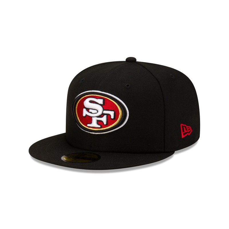 San Francisco 49ers Basic Black 59FIFTY Fitted 6 7/8