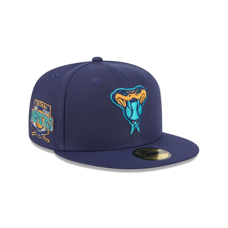 Arizona Diamondbacks Blue Tartan 59FIFTY Fitted Hat 7