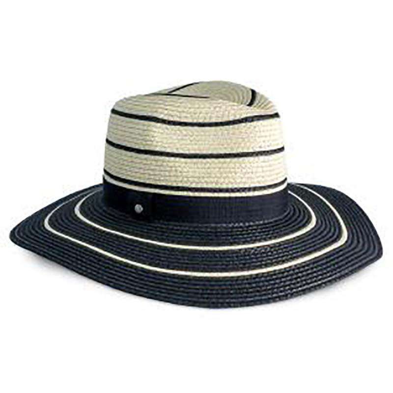 Black Striped Summer Safari Hat – Jones New York Black