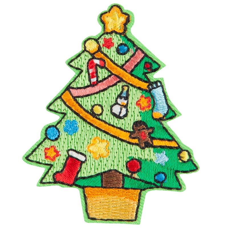 Christmas Tree Patch Green One Size