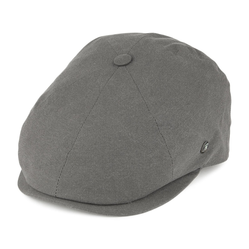 City Sport Six Piece Cotton Newsboy Cap – Grey S