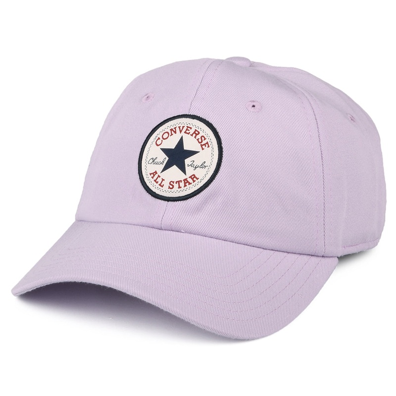 Converse Chuck Taylor All Star Patch Baseball Cap – Light Purple Adjustable