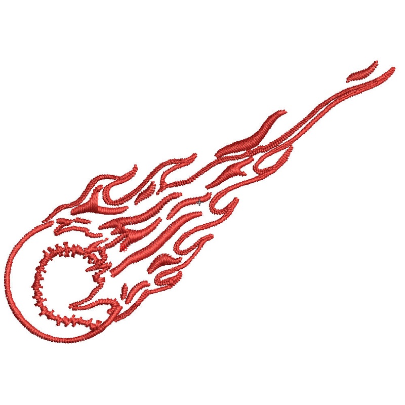 Flaming Baseball Default Title One Size