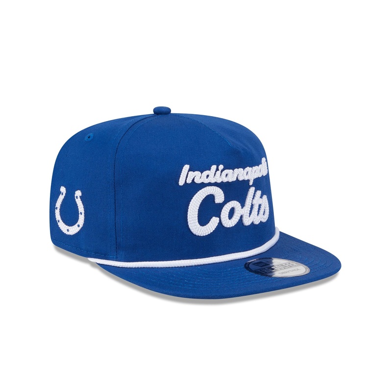 Indianapolis Colts Team Text Golfer Hat One Size