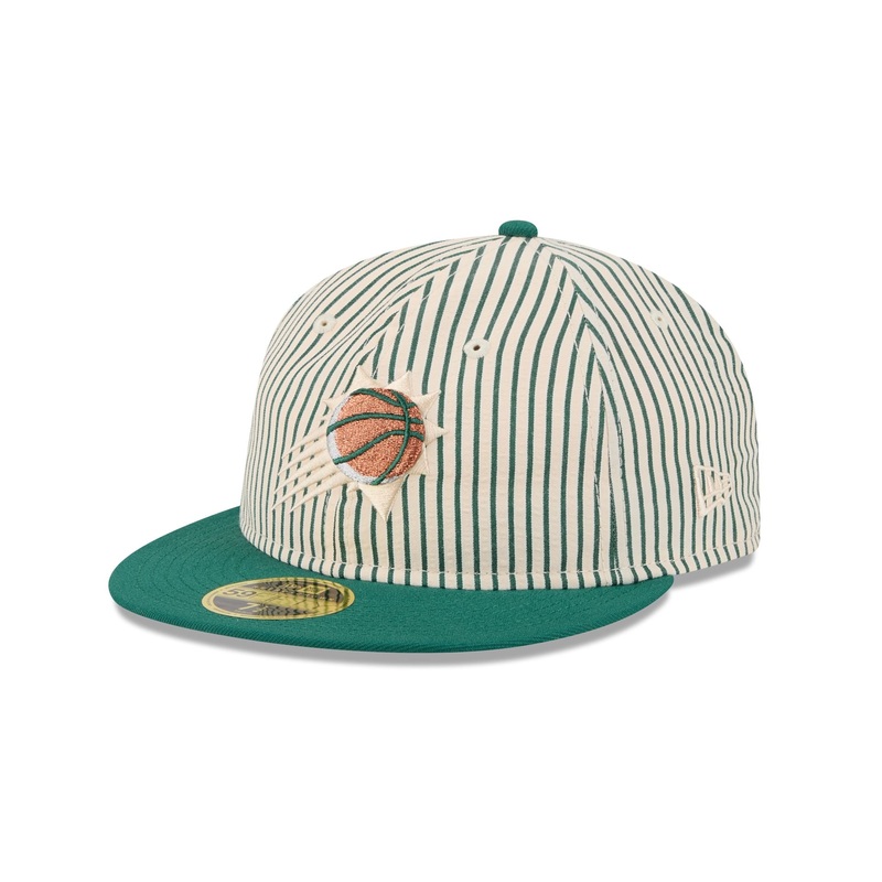 Just Caps Seersucker Phoenix Suns Retro Crown 59FIFTY Fitted Hat 7