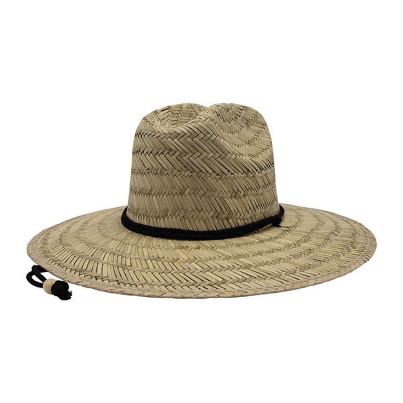 Mega Cap 8033 Lifeguard Straw Hat Natural
