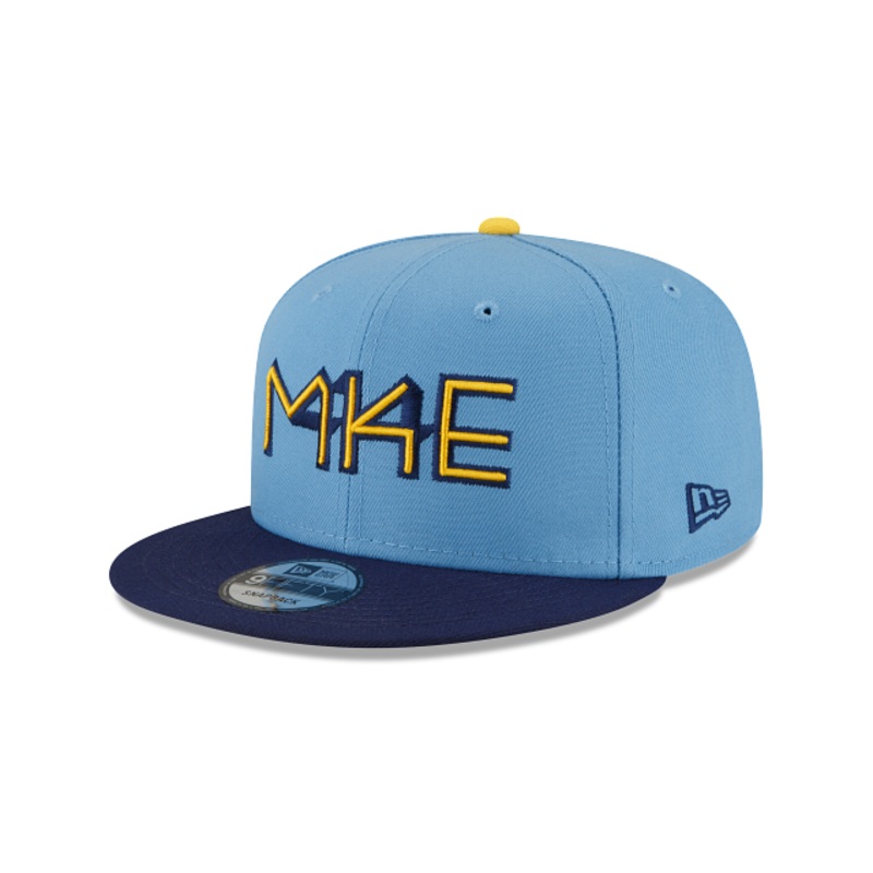 Milwaukee Brewers City Connect 9FIFTY Snapback Hat One Size