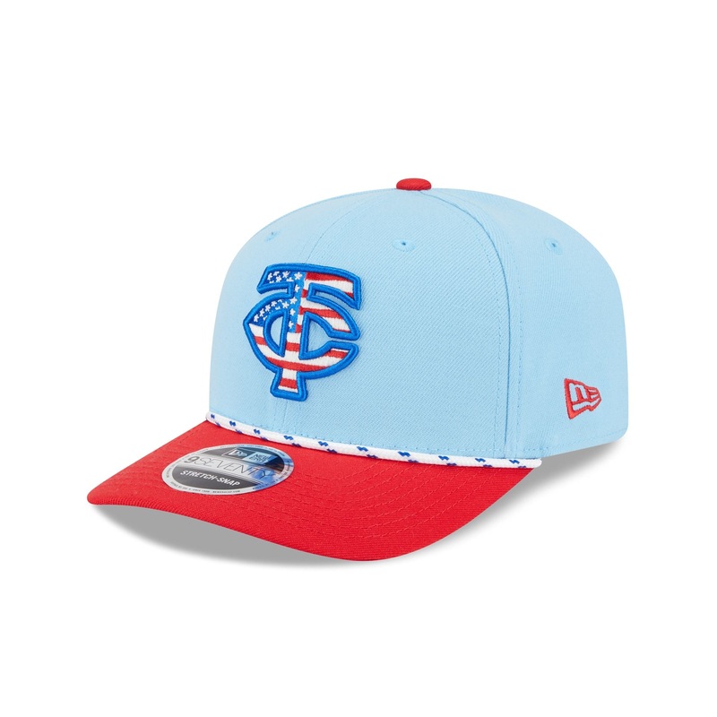 Minnesota Twins Independence Day 2025 9SEVENTY Stretch-Snap Hat One Size