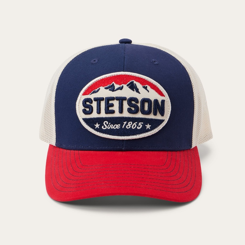 Navy Americana Trucker Cap Navy O/S