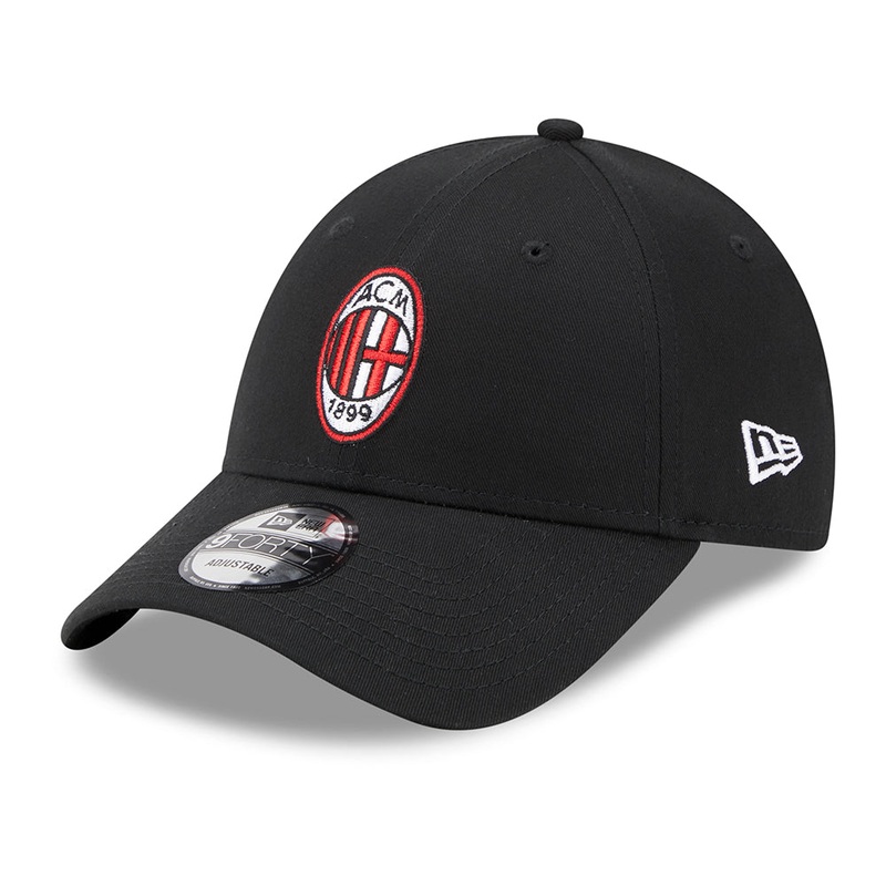 New Era 9FORTY AC Milan Baseball Cap – Core – Black Adjustable