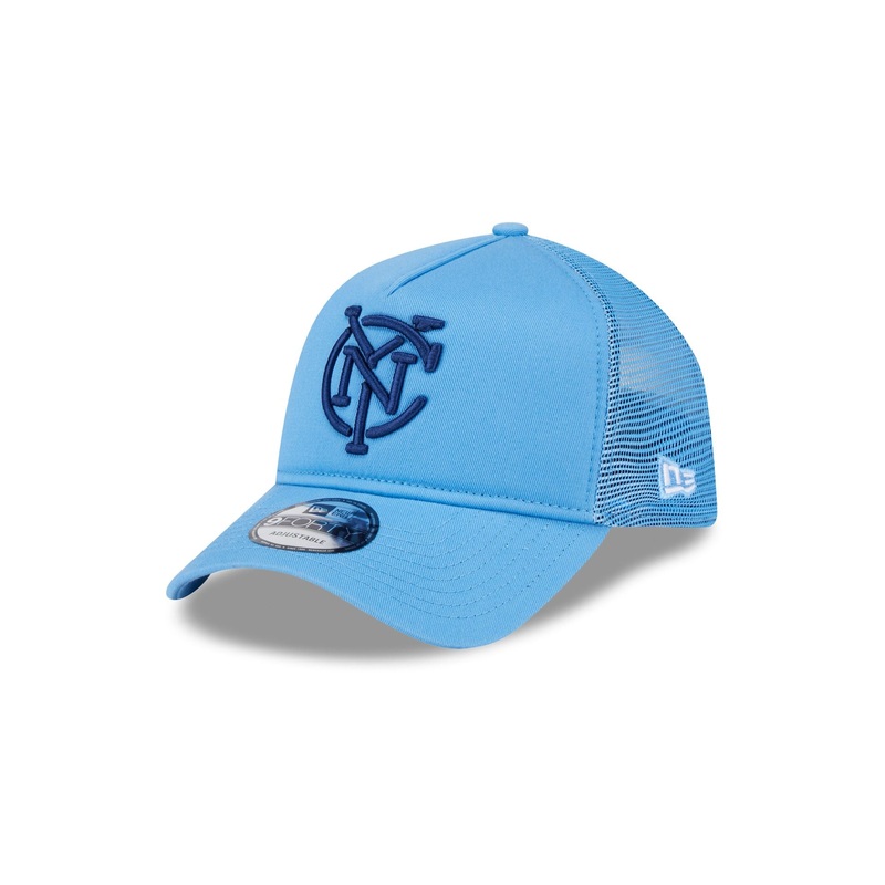 New York City FC Team 9FORTY A-Frame Snapback Hat One Size
