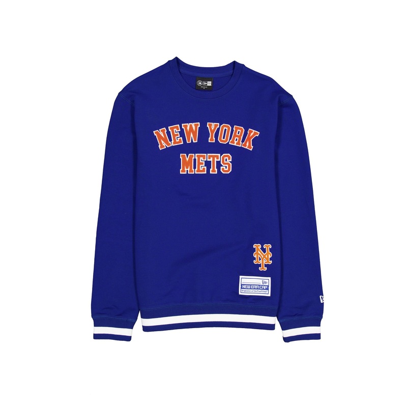 New York Mets Team Color Logo Select Crewneck S