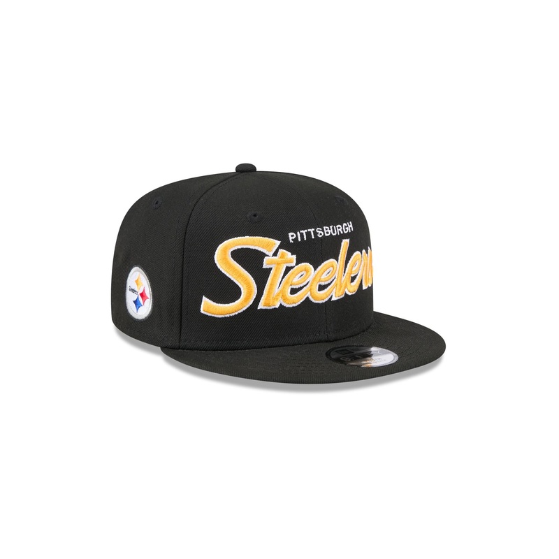 Pittsburgh Steelers Script Kids 9FIFTY Snapback Hat One Size