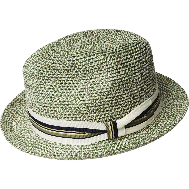 Salem Braided Fedora Heather Blue S