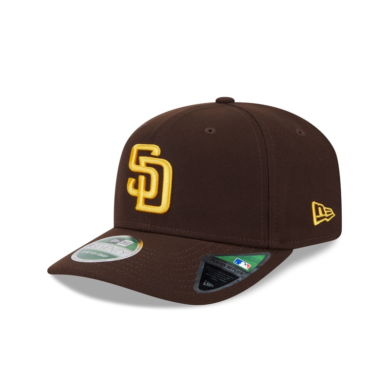 San Diego Padres Game Authentic Collection 9SEVENTY Stretch-Snap Hat One Size