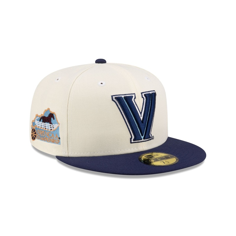 Villanova Wildcats White 59FIFTY Fitted Hat 7