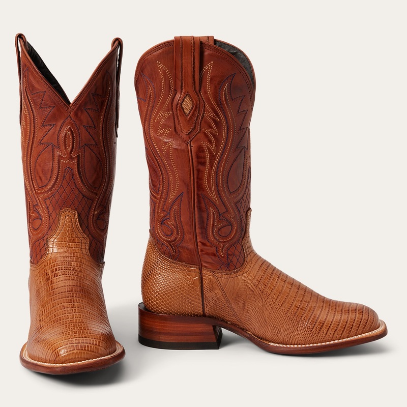 Arlington Teju Boot Tan 7 D