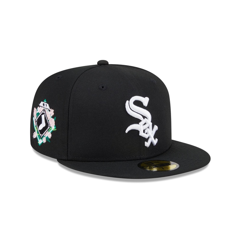 Chicago White Sox Floral Undervisor 59FIFTY Fitted Hat 7