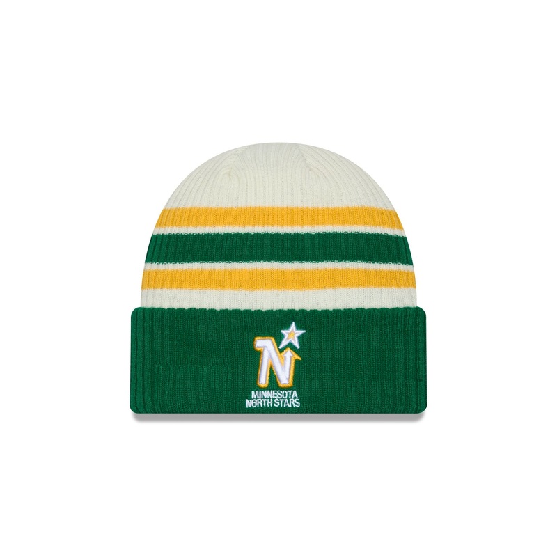 Minnesota North Stars Vintage Ribbed Beanie One Size