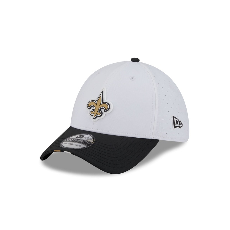 New Orleans Saints 2025 Training 39THIRTY Stretch Fit Hat S/M